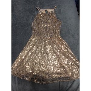 Gold Sequin Dress- Great for NYE!